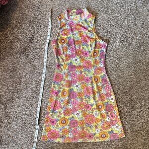 Floral Velvet Dress